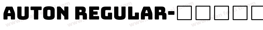 auton regular字体转换